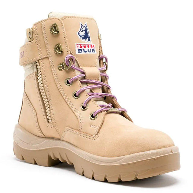 Southern Cross® Zip Ladies Boot 592761 Zip Up Boots Steel Blue   