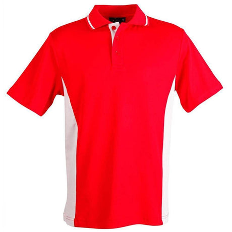 PS73K Teammate Polo Kids Polos Winning Spirit 04K Red.White 