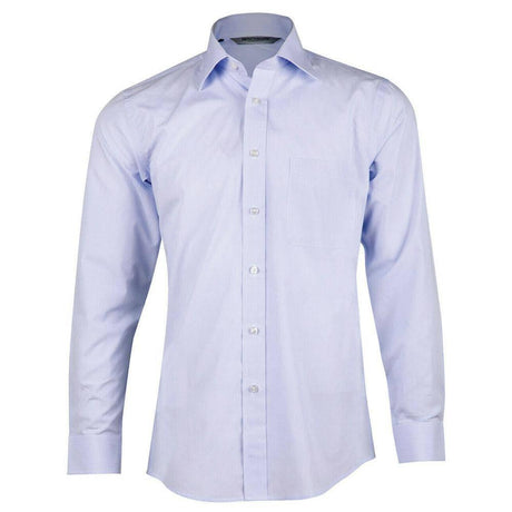 Men’s Mini Check Premium Long Sleeve Shirt Long Sleeve Shirts Winning Spirit 38  
