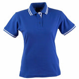 PS66 Grace Polo Women's Polos Winning Spirit 8 Royal / White 