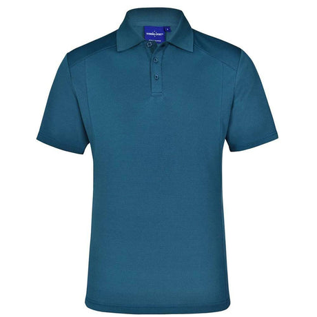 PS59 Lucky Bamboo Short Sleeve Polo Men's Polos Winning Spirit Blue S 