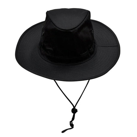 Slouch Hat With Break-Away Clip Strap Hats Winning Spirit Black 55 