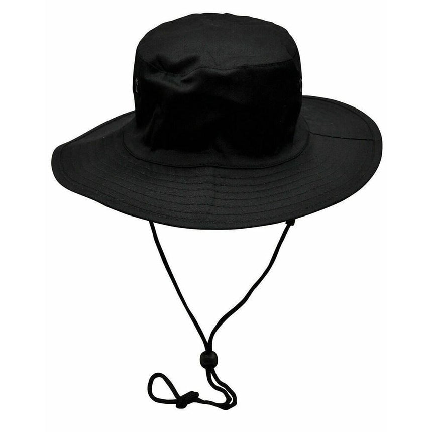 Surf Hat With Break-Away Strap Hats Winning Spirit Black 55 