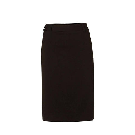 M9471 Women's Poly/Viscose Stretch Mid Length Lined Pencil Skirt Skirts Winning Spirit Black 6 