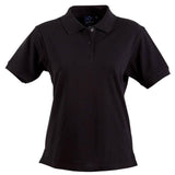 PS23 Delux Polo Ladies Polos Winning Spirit Black 10 