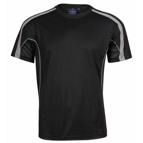 TS53K Legend Tee Shirt Kids T Shirts Winning Spirit Black.Ash 04K 