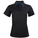 PS84 Staten Polo Shirt Ladies Polos Winning Spirit Black.Ash 6 