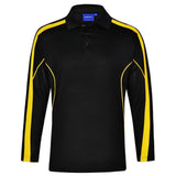 PS70 Legend Plus Ladies Long Sleeve Shirts Winning Spirit Black.Gold 8 