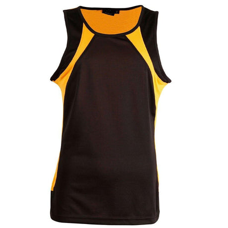 Sprint Singlet Men's Singlets Winning Spirit Black.Gold S 