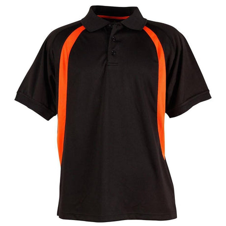 PS51 Olympian Polo Men's Polos Winning Spirit Black.Orange S 