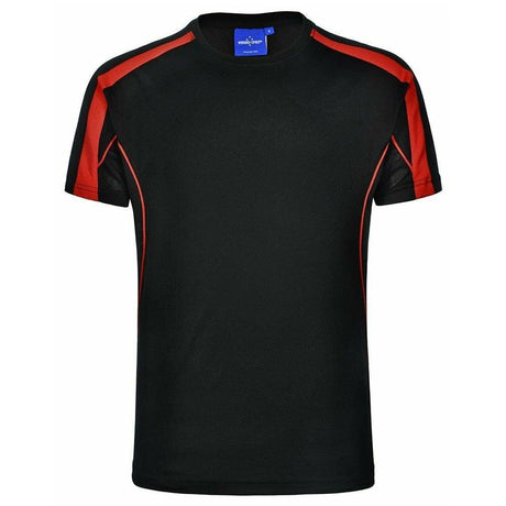 TS53K Legend Tee Shirt Kids T Shirts Winning Spirit Black.Red 04K 