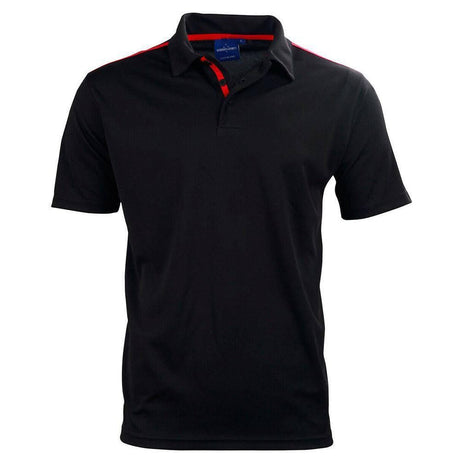 PS83K Staten Polo Shirt Kid's Polos Winning Spirit Black.Red 04K 