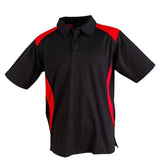 PS31K Winner Polo Kids Polos Winning Spirit Black.Red 04K 