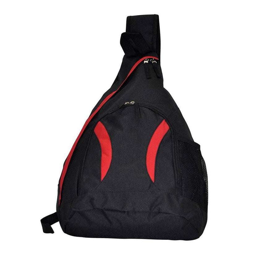 Sling Backpack Bags Winning Spirit Black.Red  