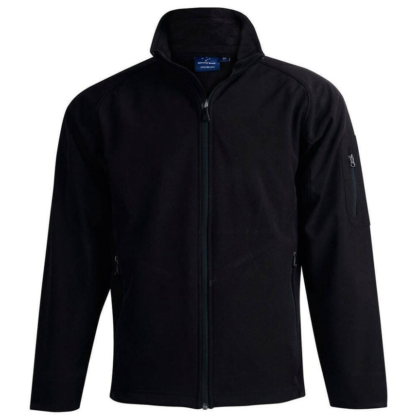 Men's Softshell High-Tech Jacket Jackets Winning Spirit Black S 