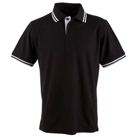PS65K Grace Polo Kids Polos Winning Spirit Black.White 06K 