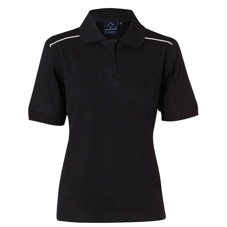 Cambridge Polo Ladies Polos Winning Spirit Black.White 8 