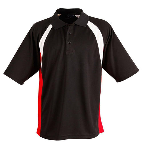 PS28 Tri Sport Polo Polos Winning Spirit Black.White.Red S 