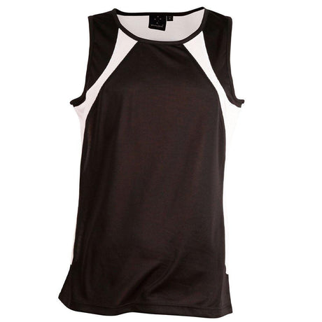TS73 Sprint Singlet Men's Singlets Winning Spirit Black.White S 