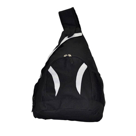 Sling Backpack Bags Winning Spirit Black.White  