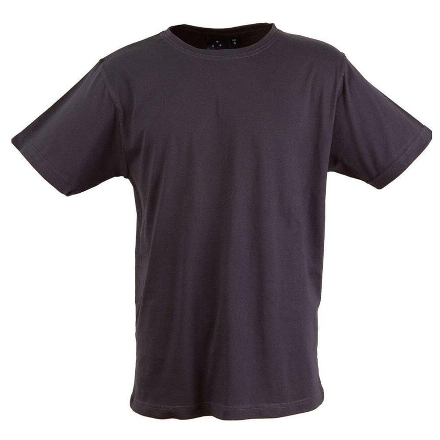 Budget Unisex Tee Shirt T Shirts Winning Spirit Black XS 