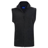 PF22 Bromley Polar Fleece Vest Unisex Vests Winning Spirit Charcoal 2XS 