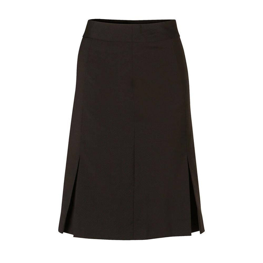 Women's Wool Blend Strecth Pleated Skirt Skirts Winning Spirit Charcoal 6 