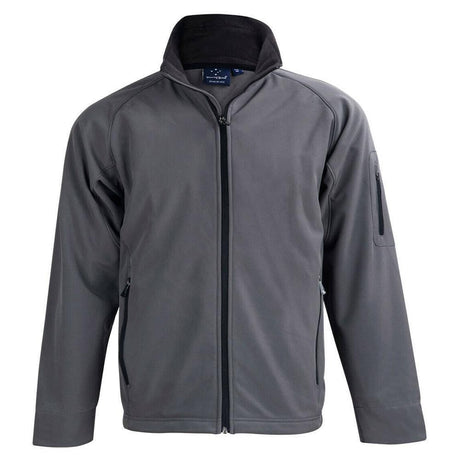 Men's Softshell High-Tech Jacket Jackets Winning Spirit Charcoal S 