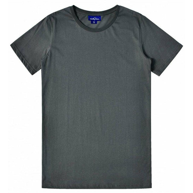 Premium Cotton Tee Shirt Mens T Shirts Winning Spirit Charcoal S 