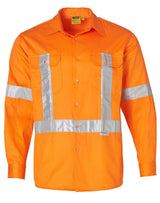 SW56 Cotton Drill Safety Shirt Shirts Winning Spirit