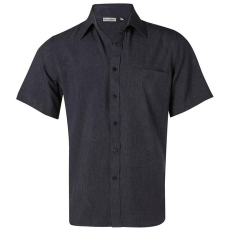 Men's CoolDry Short Sleeve Shirt Short Sleeve Shirts Winning Spirit Denim 38 