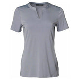 M8840 Ladies Short Sleeve Knit Top Sofia Short Sleeve Shirts Winning Spirit Dusk Grey 6 