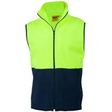 SW08 Hi-Vis Two Tone Vest Vests Winning Spirit Navy/Yellow S 