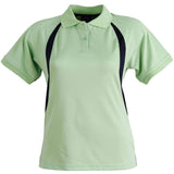 PS52 Olympian Polo Ladies' Polos Winning Spirit Green.Navy 8 