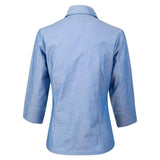 BS04 Ladies' Chambray 3/4 Sleeve Shirt Shirts Winning Spirit