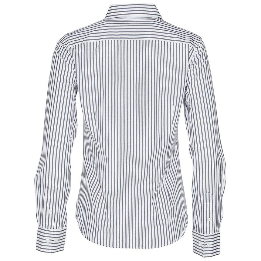 Ladies' Executive Sateen Stripe Long Sleeve Shirt Long Sleeve Shirts Winning Spirit   