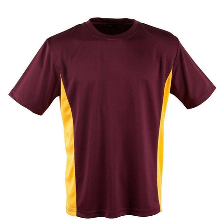 Teammate Tee Kids T Shirts Winning Spirit Maroon.Gold 06K 