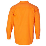 SW51 Men's Hi-Vis Long Sleeve Drill Shirt Shirts Winning Spirit