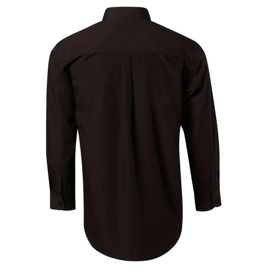 Men's Poplin Long Sleeve Business Shirt Long Sleeve Shirts Winning Spirit   