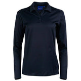 PS36B Victory Plus Truedry® Long Sleeve Polo Polos Winning Spirit Navy 6 