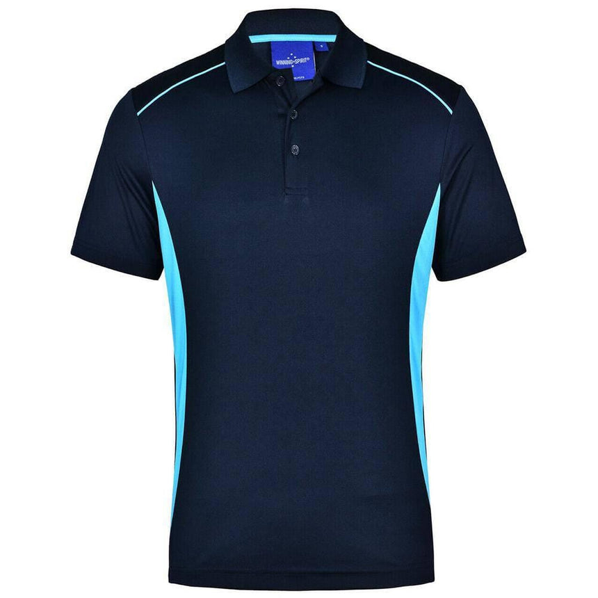 Pursuit Polo Kids Polos Winning Spirit Navy.Aqua Blue 04K 