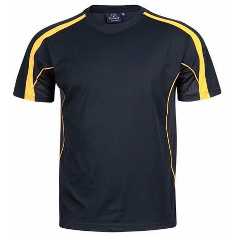 TS53K Legend Tee Shirt Kids T Shirts Winning Spirit Navy.Gold 04K 