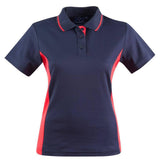 PS74 Teammate Polo Ladies Polos Winning Spirit Navy.Red 8 