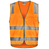 SW40 Vic Rail Hi Vis Safety Vest- Unisex Vests Winning Spirit Orange XS 