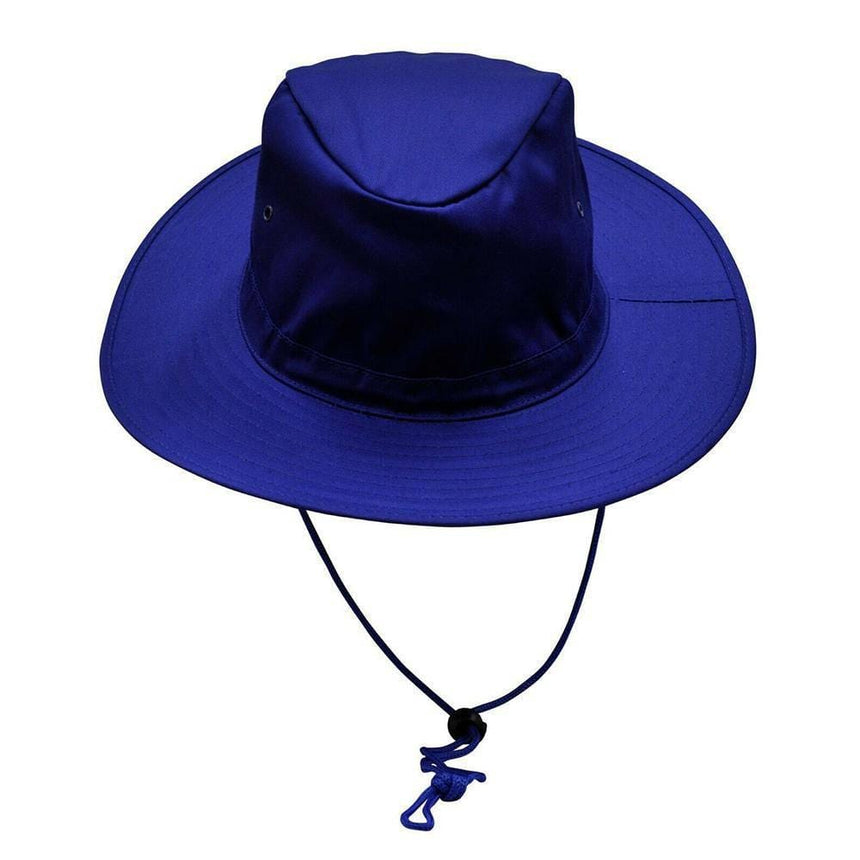 Slouch Hat With Break-Away Clip Strap Hats Winning Spirit Royal 55 