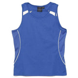 SL54 Legend Singlet Ladies Singlets Winning Spirit Royal.White 8 