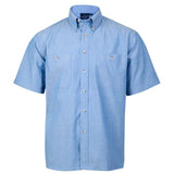 M7011 Men's Chambray Short Sleeve Shirt Shirts Winning Spirit S