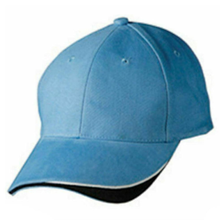 Triple Sandwich Peak Cap Hats Winning Spirit Blue/Navy  