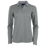 PS36B Victory Plus Truedry® Long Sleeve Polo Polos Winning Spirit Graphite 6 