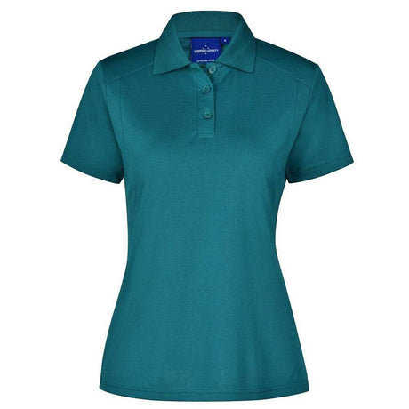 PS60 Lucky Bamboo Polo Ladies Polos Winning Spirit Teal 8 